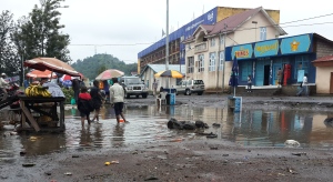 Quelque part  à Goma après la pluie