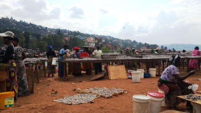 Marché de Mashinji au sud Kivu à Bukavu. credit photo: Blaise Ndola