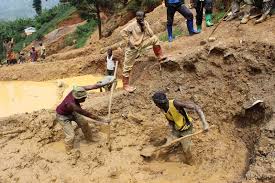 Exploitants artisanaux des minerais en RDC. Photo CNCD.BE